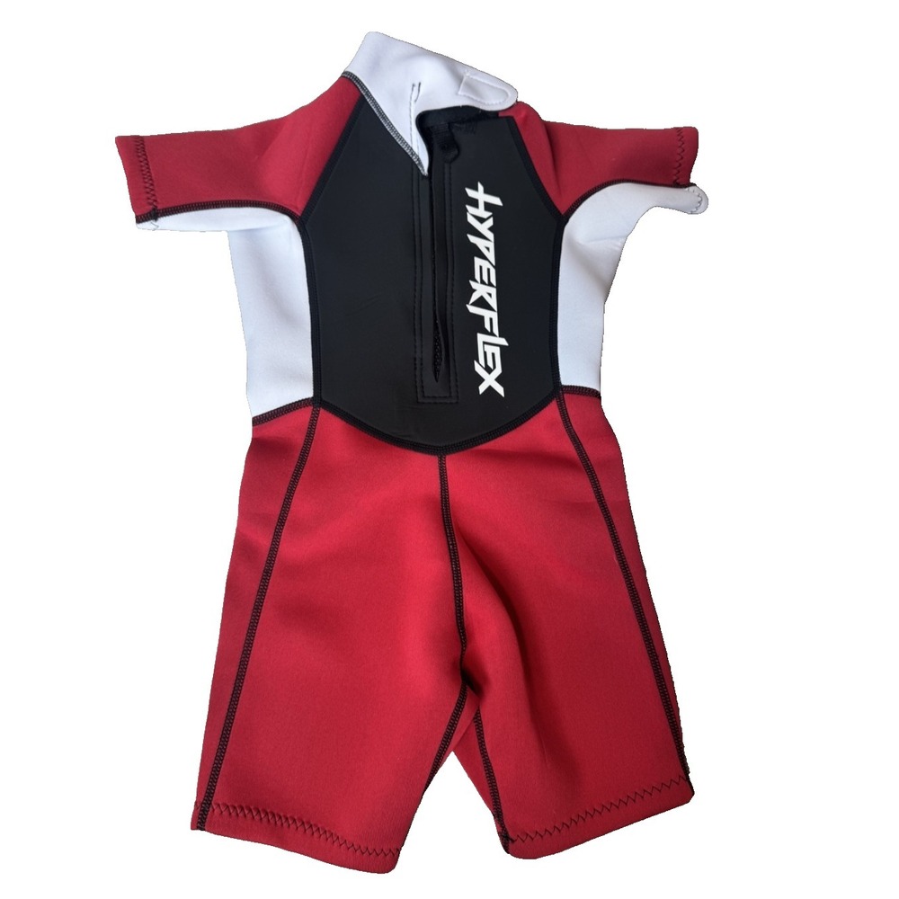 Hyperflex Kids Youth Shortsleeve Wetsuit Sports Water Active Size 4‎